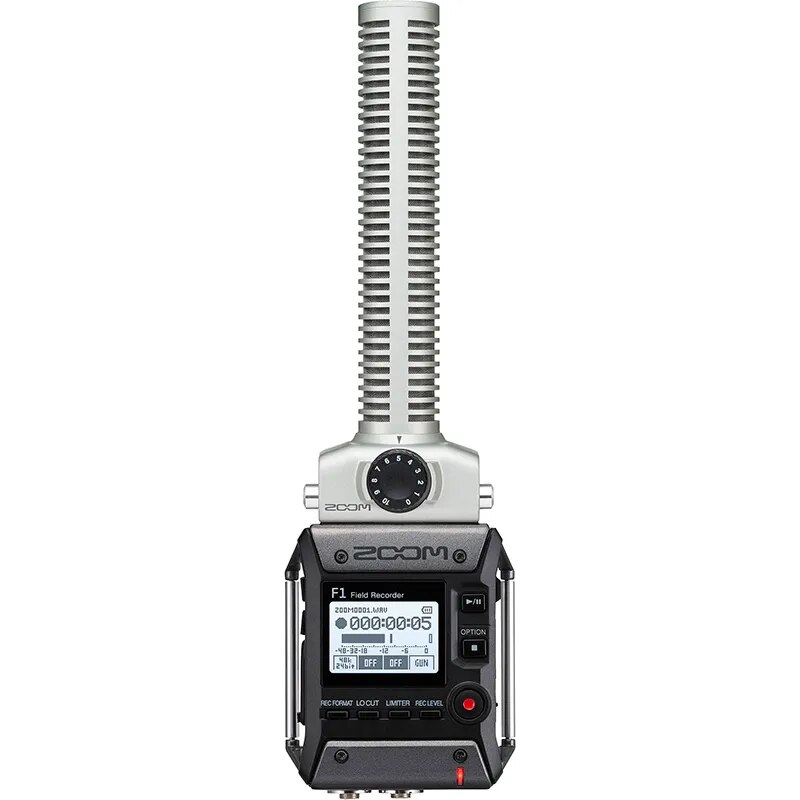ZOOM F1-SP field recorder+shotgun mic audio recorder 24-bit/96 kHz audio for run-and-gun filmmakers with Pre-Record functio ZOOM F1-SP field recorder+shotgun mic audio recorder 24-bit/96 kHz audio for run-and-gun filmmakers with Pre-Record functio