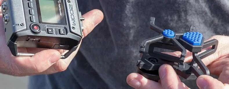 ZOOM F1-SP field recorder+shotgun mic audio recorder 24-bit/96 kHz audio for run-and-gun filmmakers with Pre-Record functio ZOOM F1-SP field recorder+shotgun mic audio recorder 24-bit/96 kHz audio for run-and-gun filmmakers with Pre-Record functio