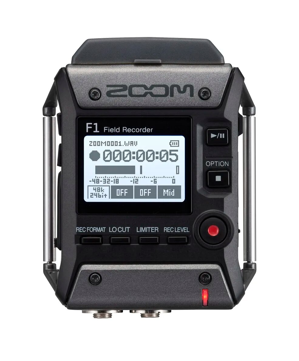 ZOOM F1-SP field recorder+shotgun mic audio recorder 24-bit/96 kHz audio for run-and-gun filmmakers with Pre-Record functio ZOOM F1-SP field recorder+shotgun mic audio recorder 24-bit/96 kHz audio for run-and-gun filmmakers with Pre-Record functio