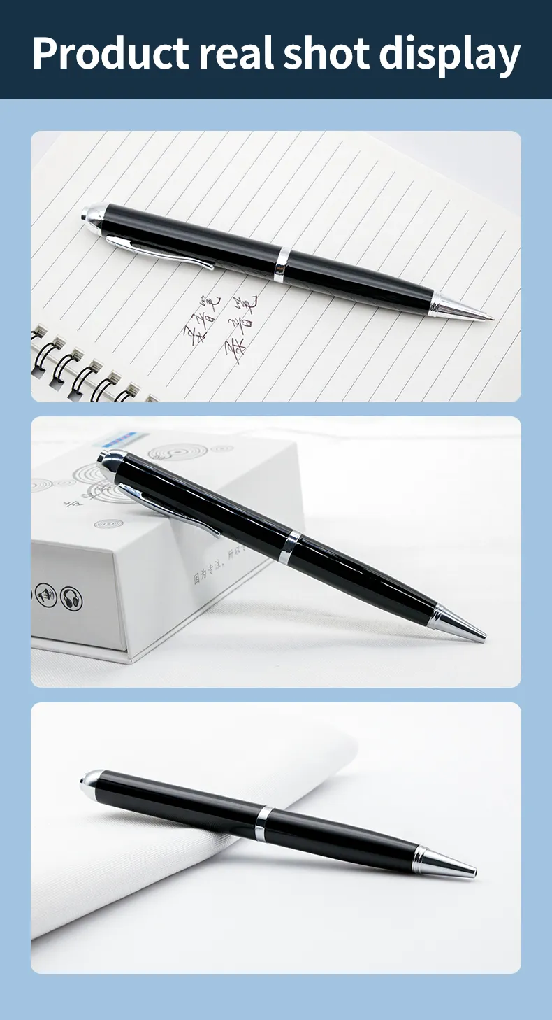 256GB Digital Activated Pen Voice Recorder Espia 4-128G Mini Professional Audio Record Noise Reduce Sound Dictaphone MP3 Player