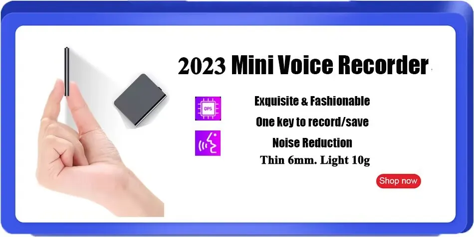 256GB Digital Activated Pen Voice Recorder Espia 4-128G Mini Professional Audio Record Noise Reduce Sound Dictaphone MP3 Player