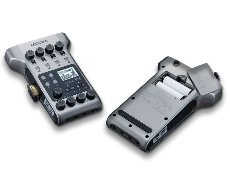 ZOOM PodTrak P4 2-input 2-output USB audio interface Portable Professional Podcast Recorder