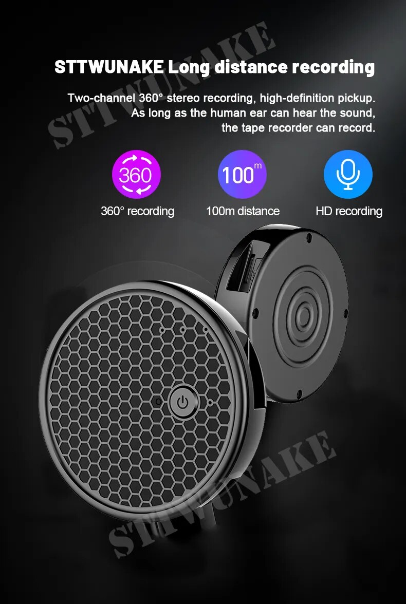 4G Network Mobile APP Control Voice Recorder Sound Activated Mini Recording Device Dictaphone Micro Audio Digital Secret Small