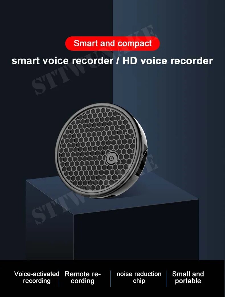 4G Network Mobile APP Control Voice Recorder Sound Activated Mini Recording Device Dictaphone Micro Audio Digital Secret Small