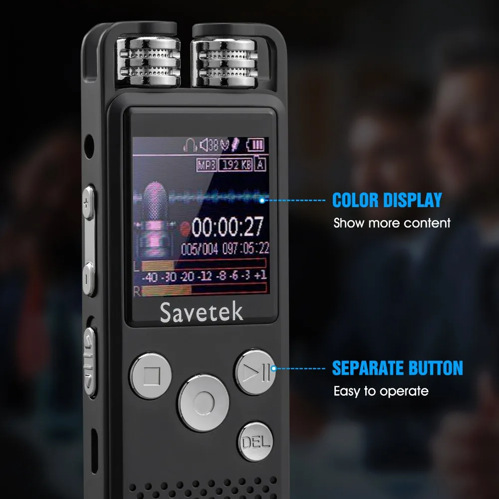 Professional Voice Activated Digital Audio Voice Recorder 8GB 16GB 32G USB Pen Non-Stop 80hr Recording PCM Support TF-Card Professional Voice Activated Digital Audio Voice Recorder 8GB 16GB 32G USB Pen Non-Stop 80hr Recording PCM Support TF-Card