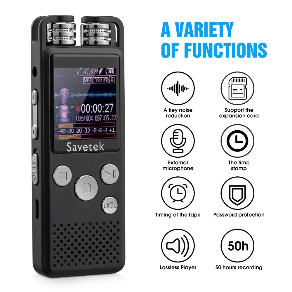 Professional Voice Activated Digital Audio Voice Recorder 8GB 16GB 32G USB Pen Non-Stop 80hr Recording PCM Support TF-Card Professional Voice Activated Digital Audio Voice Recorder 8GB 16GB 32G USB Pen Non-Stop 80hr Recording PCM Support TF-Card