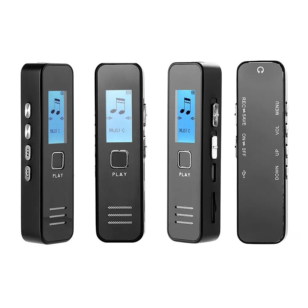 Digital Voice Recorder Recording Pen Audio Dictaphone MP3 Player USB for Meeting Continuous Recording for 20 Hours without Memor