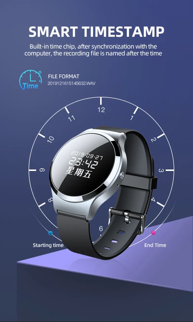 S8 Watch Activated Digital Voice Recorder 4-32GB HD Noise Cancel Smart Bracelet Recorder Mini Usb Disk Sound Dictaphone Mp3 Play S8 Watch Activated Digital Voice Recorder 4-32GB HD Noise Cancel Smart Bracelet Recorder Mini Usb Disk Sound Dictaphone Mp3 Play