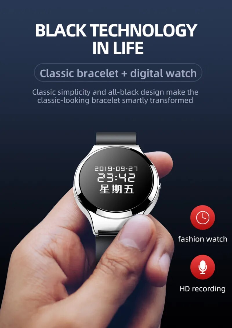 S8 Watch Activated Digital Voice Recorder 4-32GB HD Noise Cancel Smart Bracelet Recorder Mini Usb Disk Sound Dictaphone Mp3 Play S8 Watch Activated Digital Voice Recorder 4-32GB HD Noise Cancel Smart Bracelet Recorder Mini Usb Disk Sound Dictaphone Mp3 Play