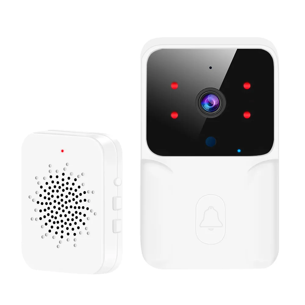 Tuya WiFi Video Doorbell Wireless HD Camera PIR Motion Detection IR Alarm Security Smart Home Door Bell WiFi Intercom for Home