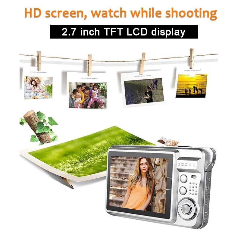 Video Camcorder 720P Full HD 16MP DV Camcorder Digital Video Camera 270 Degree Rotation Screen 16X Night Shoot Zoom