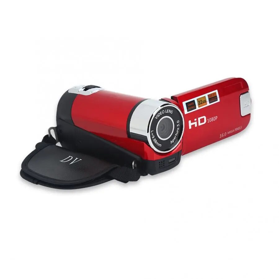 Video Camcorder 720P Full HD 16MP DV Camcorder Digital Video Camera 270 Degree Rotation Screen 16X Night Shoot Zoom