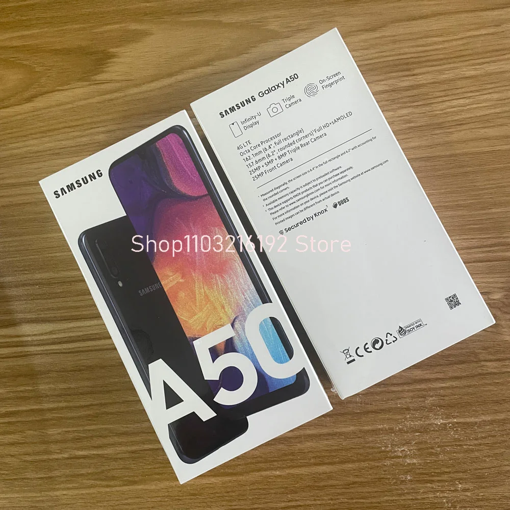 Unused Samsung Galaxy A50 SM-A505U 64GB+4GB RAM 25MP LTE Unlocked Smartphone