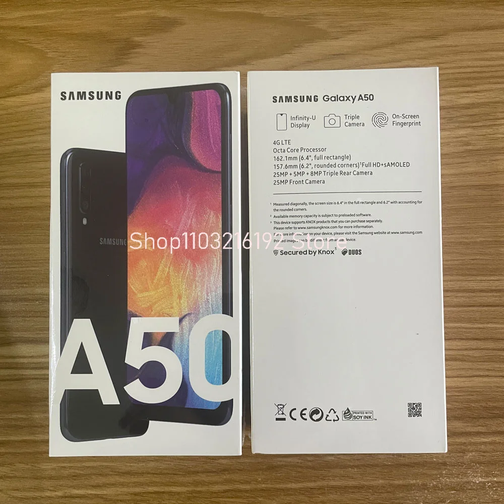 Unused Samsung Galaxy A50 SM-A505U 64GB+4GB RAM 25MP LTE Unlocked Smartphone