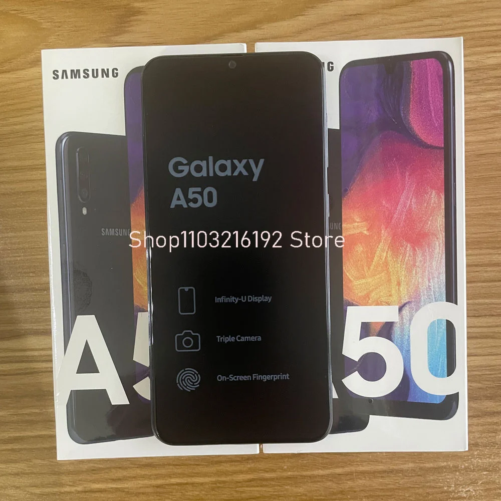 Unused Samsung Galaxy A50 SM-A505U 64GB+4GB RAM 25MP LTE Unlocked Smartphone