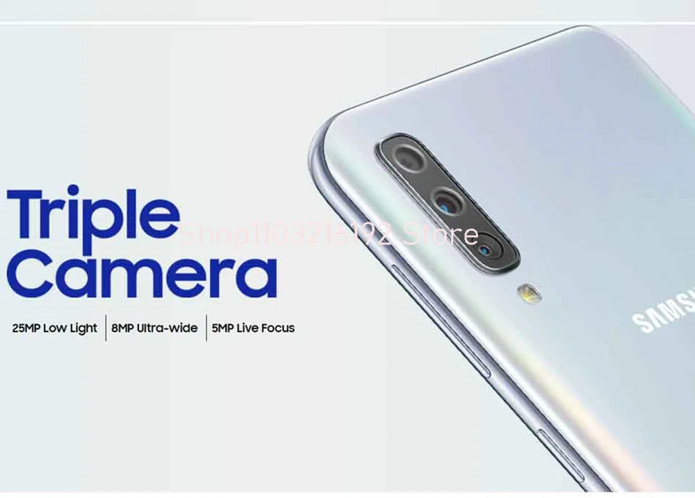 Unused Samsung Galaxy A50 SM-A505U 64GB+4GB RAM 25MP LTE Unlocked Smartphone