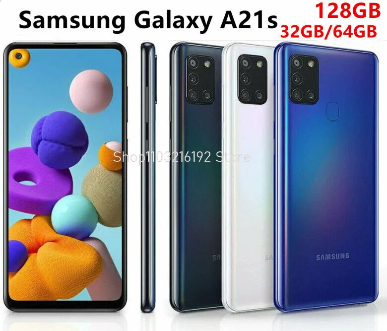 Samsung Galaxy A21s Dual Sim 32GB/ 64GB/ 128GB Unlocked Smartphone- Sealed Unused Original Samsung Galaxy A21s Dual Sim 32GB/ 64GB/ 128GB Unlocked Smartphone- Sealed Unused Original