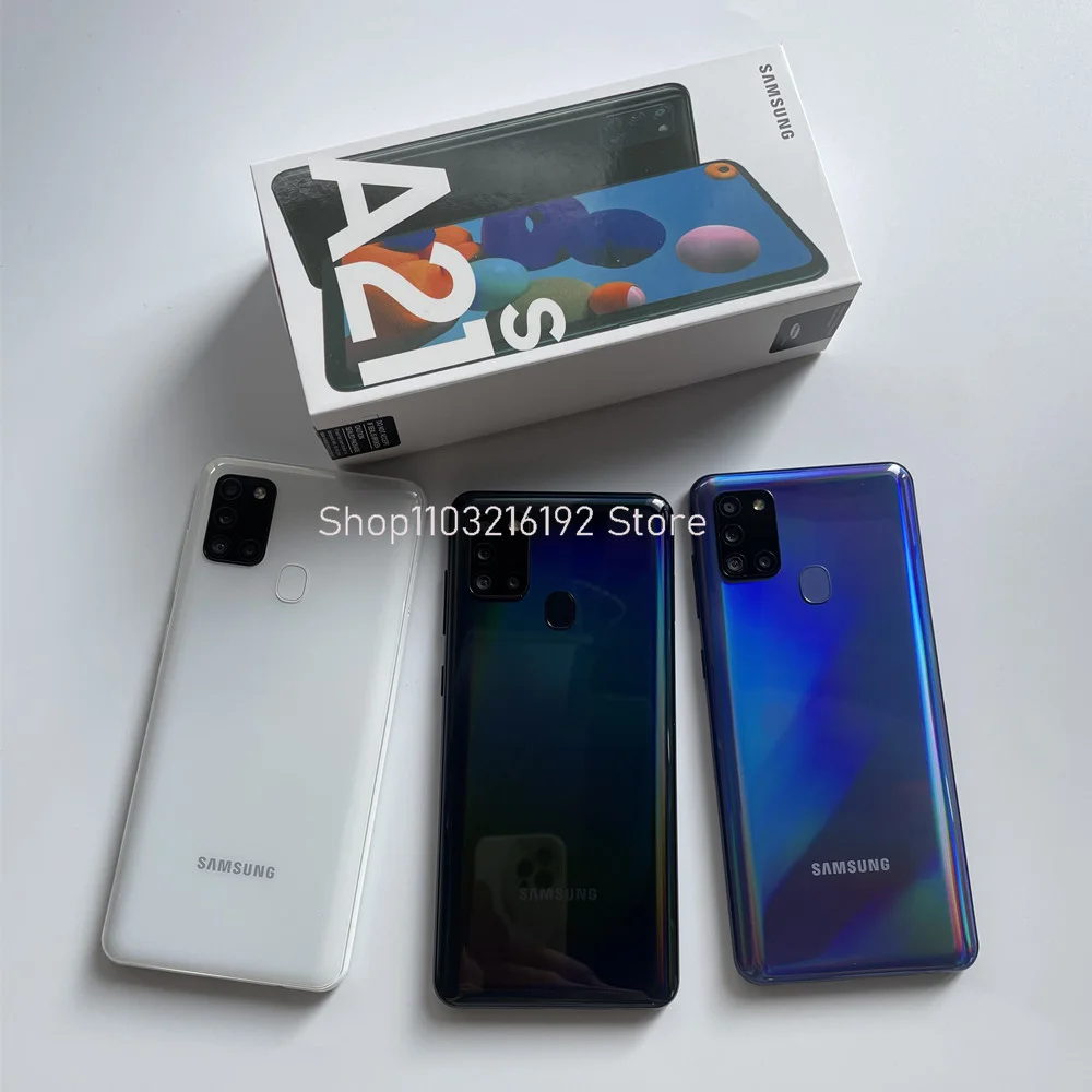 Samsung Galaxy A21s Dual Sim 32GB/ 64GB/ 128GB Unlocked Smartphone- Sealed Unused Original Samsung Galaxy A21s Dual Sim 32GB/ 64GB/ 128GB Unlocked Smartphone- Sealed Unused Original