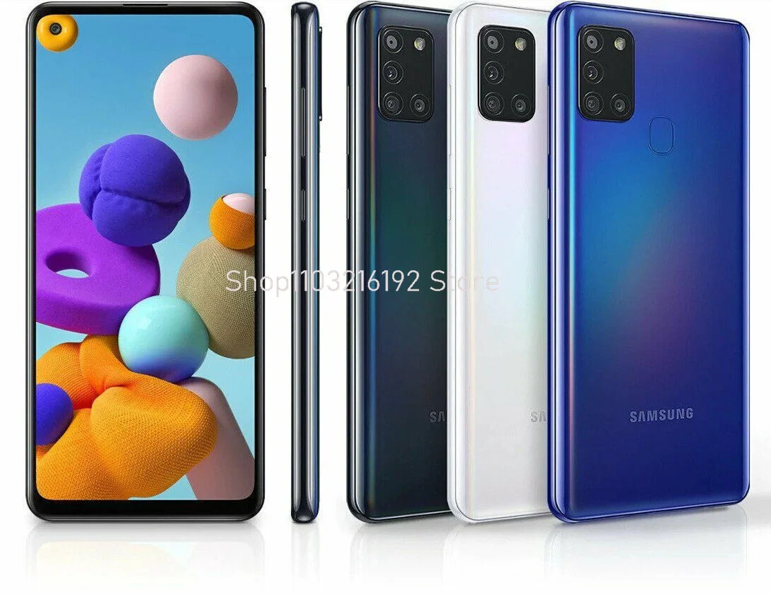 Samsung Galaxy A21s Dual Sim 32GB/ 64GB/ 128GB Unlocked Smartphone- Sealed Unused Original Samsung Galaxy A21s Dual Sim 32GB/ 64GB/ 128GB Unlocked Smartphone- Sealed Unused Original
