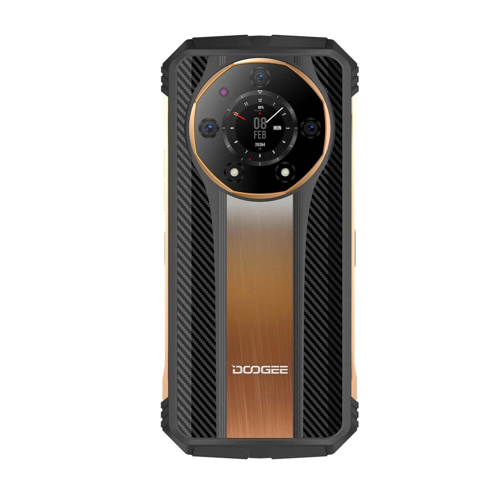 DOOGEE S110 12GB+256GB Rugged Phone 6.58” FHD Waterdrop Screen Android 13 Helio G99 66W Fast Charging 10800mAh 4G Smartphone