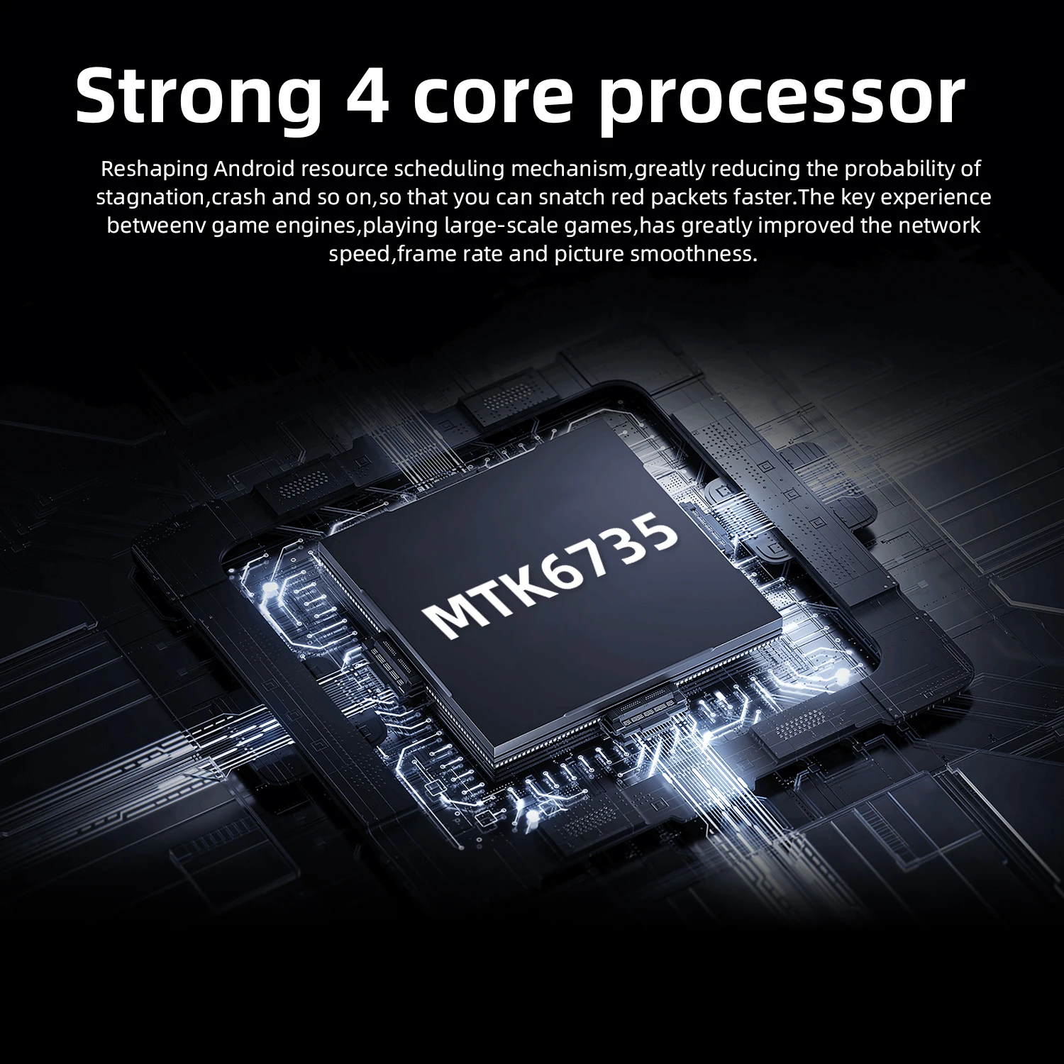 Amoi A50 Global Version Android 2GB RAM +16GB ROM 4G Mobile Phones Smartphone 5200mAh Big Battery 6.6-inch 5MP +16MP Camera