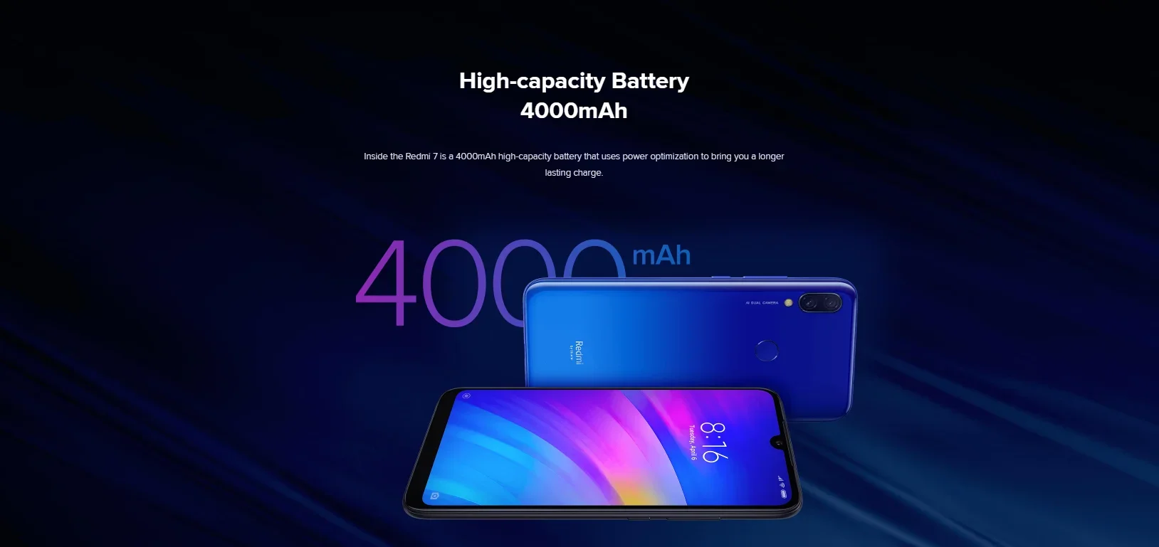 Original Xiaomi redmi 7 3GB 32GB/4GB 64GB celular googleplay Fingerprint Octa-core Global Rom 4G Smartphone