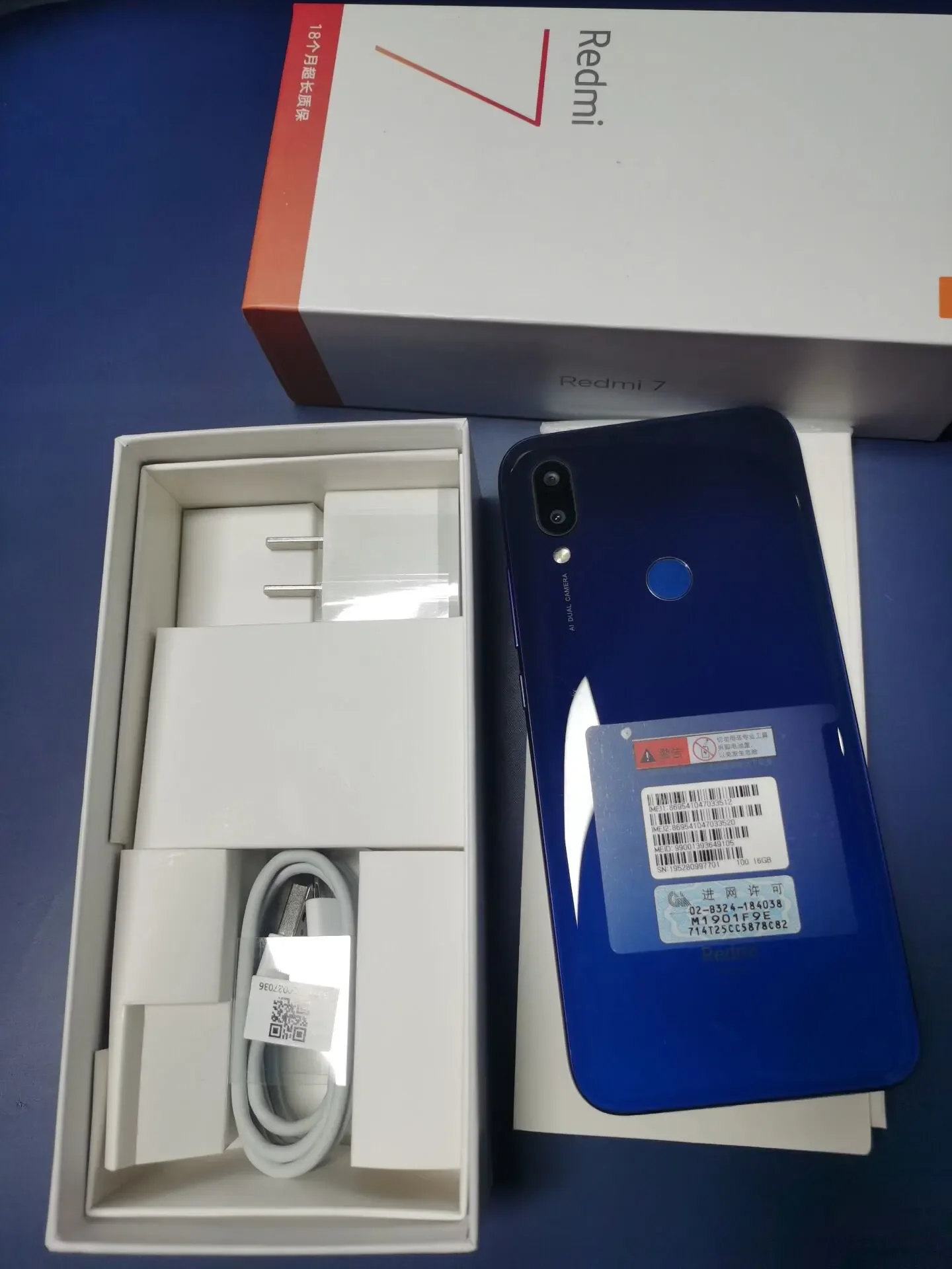 Original Xiaomi redmi 7 3GB 32GB/4GB 64GB celular googleplay Fingerprint Octa-core Global Rom 4G Smartphone