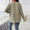 Plus Size Casual Long Sleeve T-shirt Top Women's Clothing 2023 Autumn Winter Oversized Basic Skirt For Female Korean Pullover