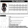 Plus Size Autumn and Winter Women's Fashion Round Neck Christmas Print Pleated Skirt Long Skirt
