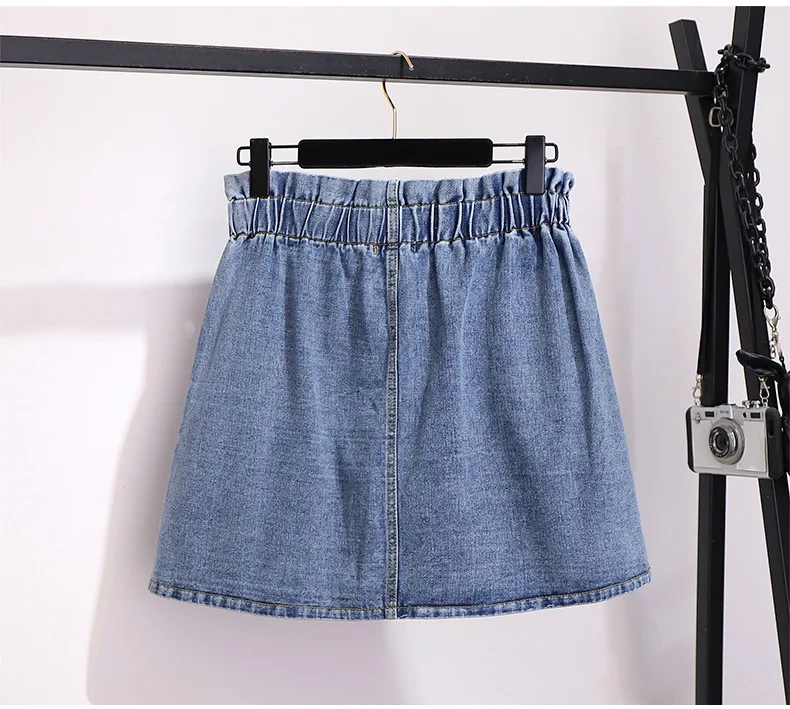 Women Large Plus Size Y2K Denim Skirt Fashion Casual Loose Cotton Sexy Mini Skirts Female Kkawaii 3XL4XL 5XL 6XL 7XL Clothing Women Large Plus Size Y2K Denim Skirt Fashion Casual Loose Cotton Sexy Mini Skirts Female Kkawaii 3XL4XL 5XL 6XL 7XL Clothing