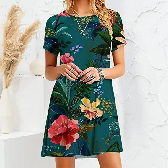 Plus Size Women Clothing L-5XL Sleeve Skirt Round Neck Slim Jacquard Dress Tops Four Seasons Everything Print Short Sleeve Plus Size Women Clothing L-5XL Sleeve Skirt Round Neck Slim Jacquard Dress Tops Four Seasons Everything Print Short Sleeve