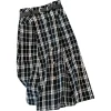 Plus Size Black White Plaid Thick Wool&Blends Women Skirts Single Breast A-Line Female Skirts Warm Office Lady Work Bottom K6921