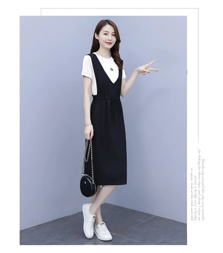 CARL CRIUS Casual Fashion Dress Women's 2023 New Slim Plus Size Fashionable Set Skirt Fashionable and Age Reducing Skirt