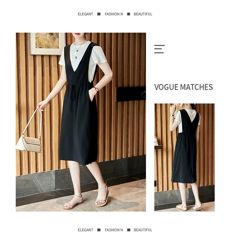 CARL CRIUS Casual Fashion Dress Women's 2023 New Slim Plus Size Fashionable Set Skirt Fashionable and Age Reducing Skirt