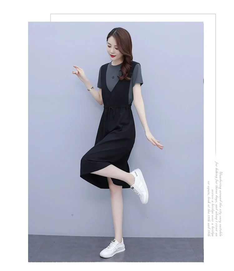 CARL CRIUS Casual Fashion Dress Women's 2023 New Slim Plus Size Fashionable Set Skirt Fashionable and Age Reducing Skirt