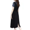 CARL CRIUS Casual Fashion Dress Women's 2023 New Slim Plus Size Fashionable Set Skirt Fashionable and Age Reducing Skirt