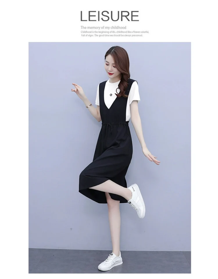 CARL CRIUS Casual Fashion Dress Women's 2023 New Slim Plus Size Fashionable Set Skirt Fashionable and Age Reducing Skirt