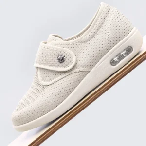 XIHAHA The elderly Orthopedics Wide Feet Swollen Shoes Thumb Eversion Adjusting Soft Comfortable Diabetic Shoe Mom dad  Shoes
