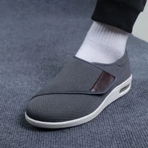 XIHAHA Fashion Orthopedics Wide Feet Swollen Shoes Thumb Eversion Adjusting Soft Comfortable Diabetic Shoe Walking Casual Shoes