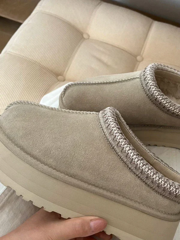 Luxury Women Tazz Mini Snow Boot Winter Casual Ankles Sheepskin Warm Designer Short Boots Fashion Flat Bottom Platform Slippers