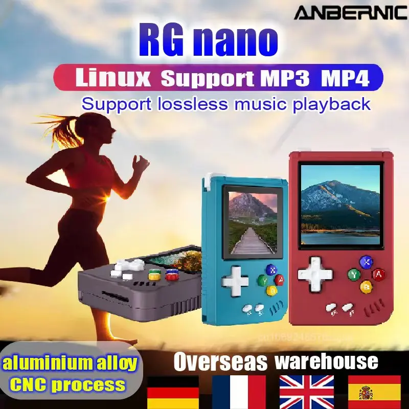 ANBERNIC RG405M 4 Inch IPS Screen Metal Retro Handheld Game Console T618 Android12 Player 512G 70000 Game PSP PS2 Birthday gifts