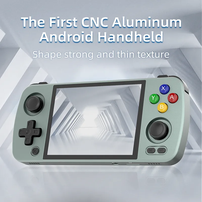 ANBERNIC RG405M 4 Inch IPS Screen Metal Retro Handheld Game Console T618 Android12 Player 512G 70000 Game PSP PS2 Birthday gifts