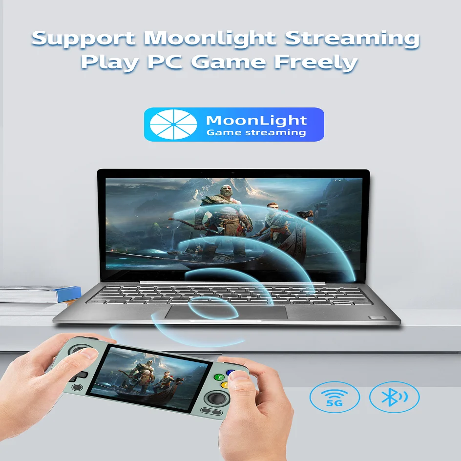 ANBERNIC RG405M 4 Inch IPS Screen Metal Retro Handheld Game Console T618 Android12 Player 512G 70000 Game PSP PS2 Birthday gifts