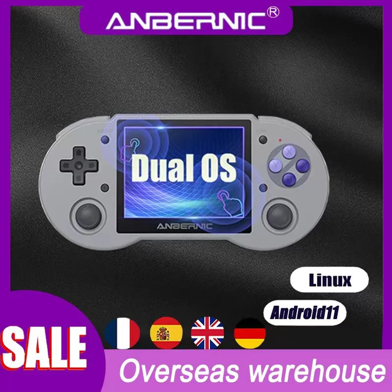 Retroid Pocket 3 Plus Official store Handhelds 4.7 inch video game 4G+128GB RP3+ Android 11 HDMI HD PS2 portable console PSP 3DS