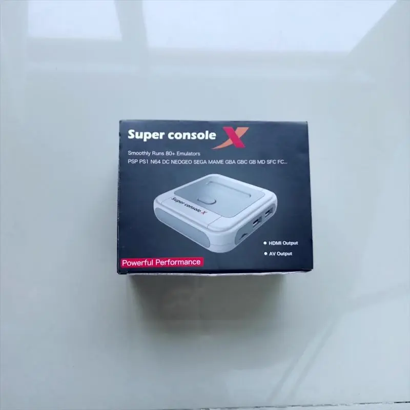 Retro WiFi Super Console X Pro 4K HD TV Video Game Consoles For PSP/PS1/N64/DC With 50000+ Games With 2.4G Wireless Controllers