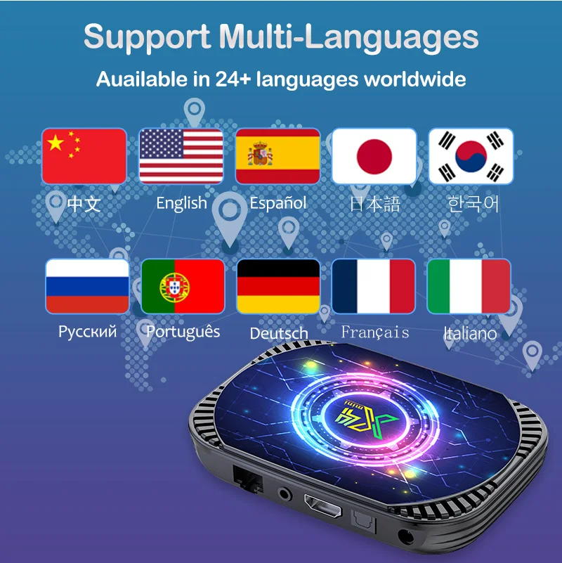 TSINGO Arcade Games Console X4 Mini Built-in 90000 Games 80+Emulators For SS/DC/MAM/C64 Dual System S905X4 CPU 4K HD WiFi TV Box