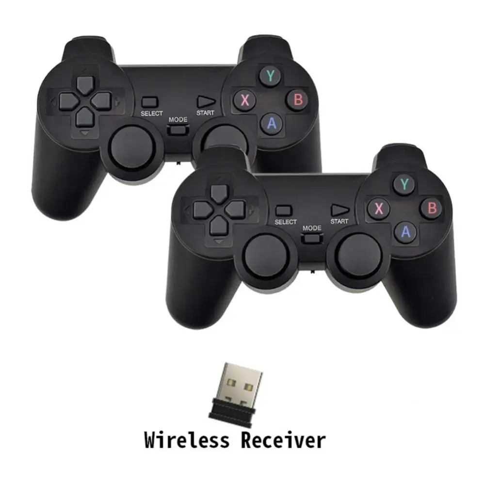 2023 4K Video Game Console 2.4G Double Wireless Controller Game Stick 10000 Games 64 32GB Retro Games For PS1 4 Boy Gift New