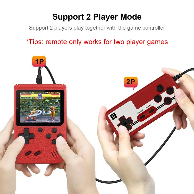 Retro Portable Mini Handheld Video Game Console 8-Bit 3.0 Inch Color LCD Kids Color Game Player Built-in 400 games Retro Portable Mini Handheld Video Game Console 8-Bit 3.0 Inch Color LCD Kids Color Game Player Built-in 400 games