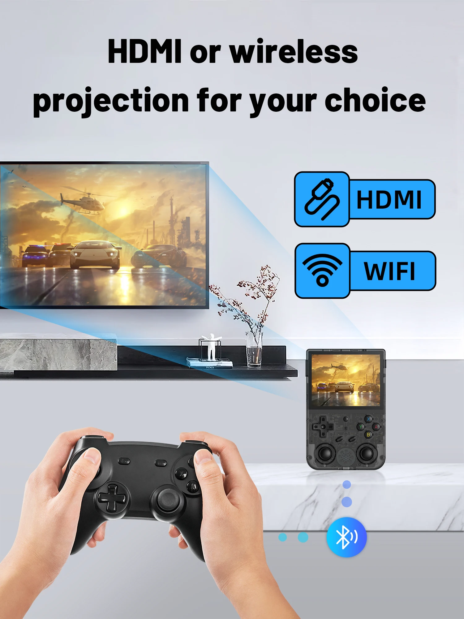 ANBERNIC RG35XX RG353V RG405V Vertical Portable Retro Handheld Game Console IPS Screen 4000 Games Plug&Play Christmas Gift Kids