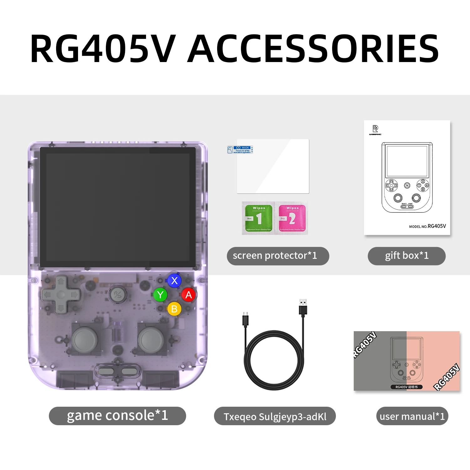 ANBERNIC RG35XX RG353V RG405V Vertical Portable Retro Handheld Game Console IPS Screen 4000 Games Plug&Play Christmas Gift Kids